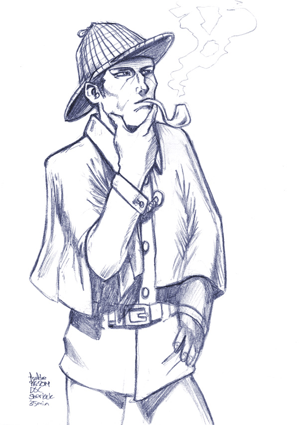 Daily Sketches Sherlock Holmes