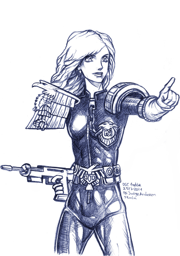 Daily Sketches Psi Judge Anderson