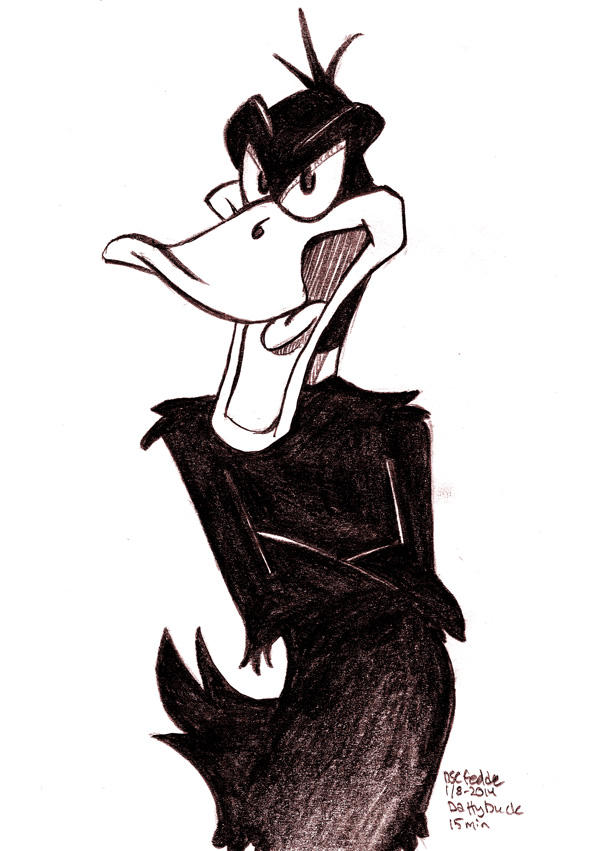 Daily Sketches Daffy Duck by fedde on DeviantArt