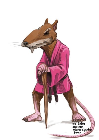 Daily Sketches Master Splinter