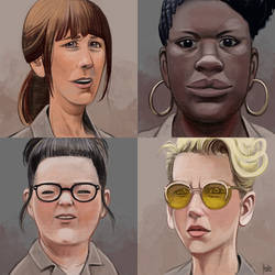 Daily Sketches New Ghostbusters by fedde