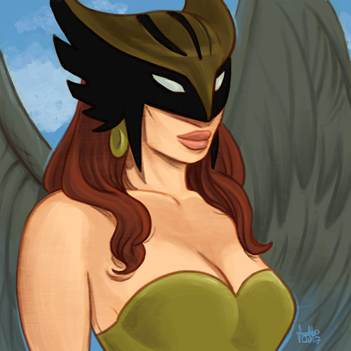 Daily Sketches HawkGirl