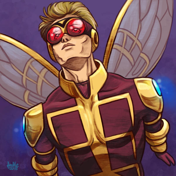 Daily Sketches Hank Pym the Wasp by fedde