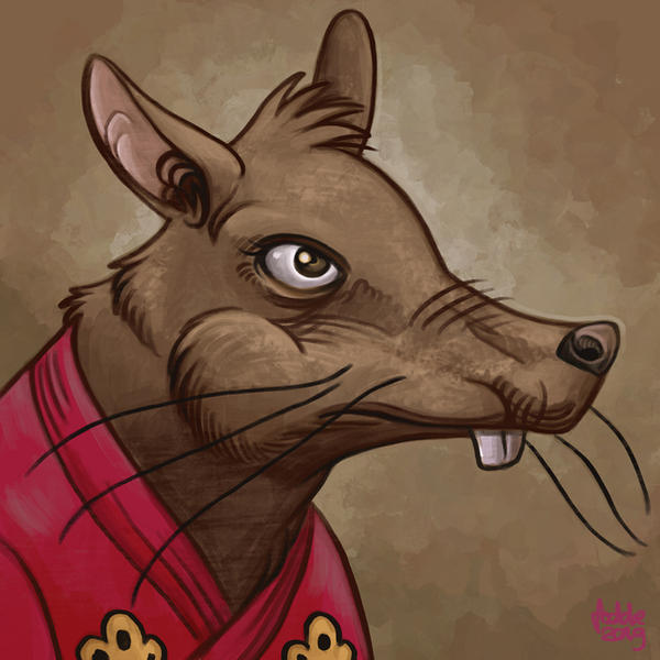 Daily Sketches Master Splinter by fedde on DeviantArt