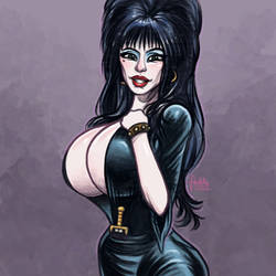 Daily Sketches Elvira Mistress of the Dark