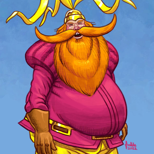 Volstagg Eating Daily Sketches Volstagg by fedde on DeviantArt