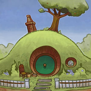 Daily Sketches Hobbit Hole