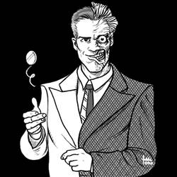 Daily Sketches Two-Face