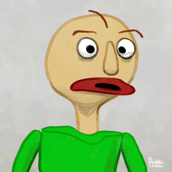 Baldi Shading Daily Sketches Baldi by fedde on DeviantArt