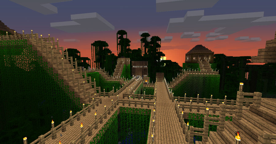 Minecraft - Jungle Town by resir014 on DeviantArt
