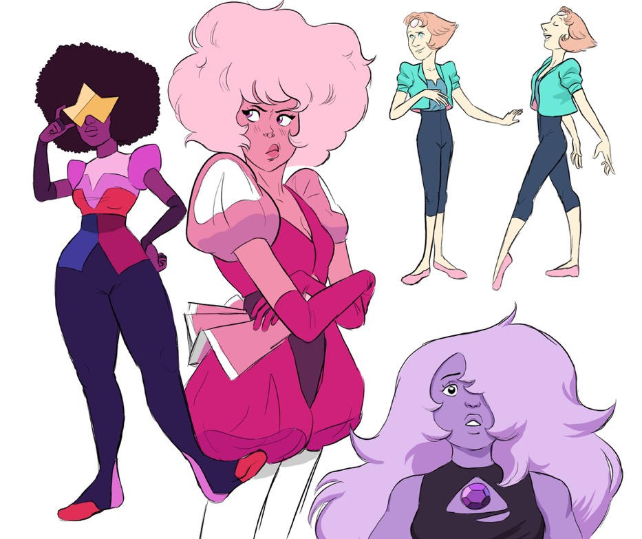 SU Characters in My Style by MeekIllustrations on DeviantArt