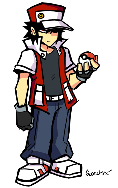 Pokemon Trainer Classic Red Sprite by Deadbeat99 on DeviantArt