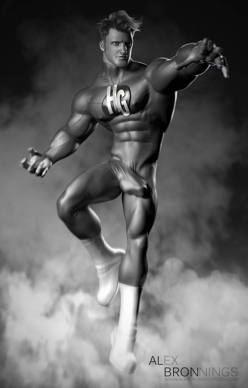 It's a hunk? It's a stud? No, It's Hyperguy!! :-) by albron111