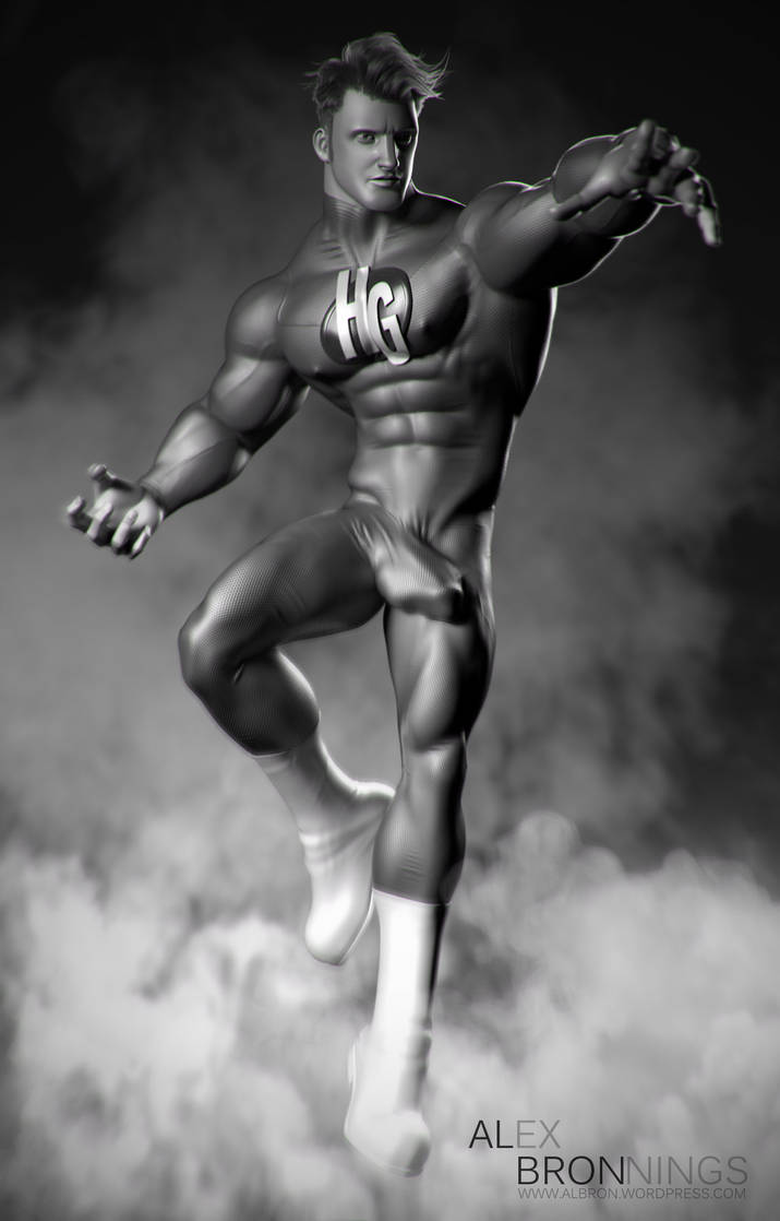 It's a hunk? It's a stud? No, It's Hyperguy!! :-) by albron111