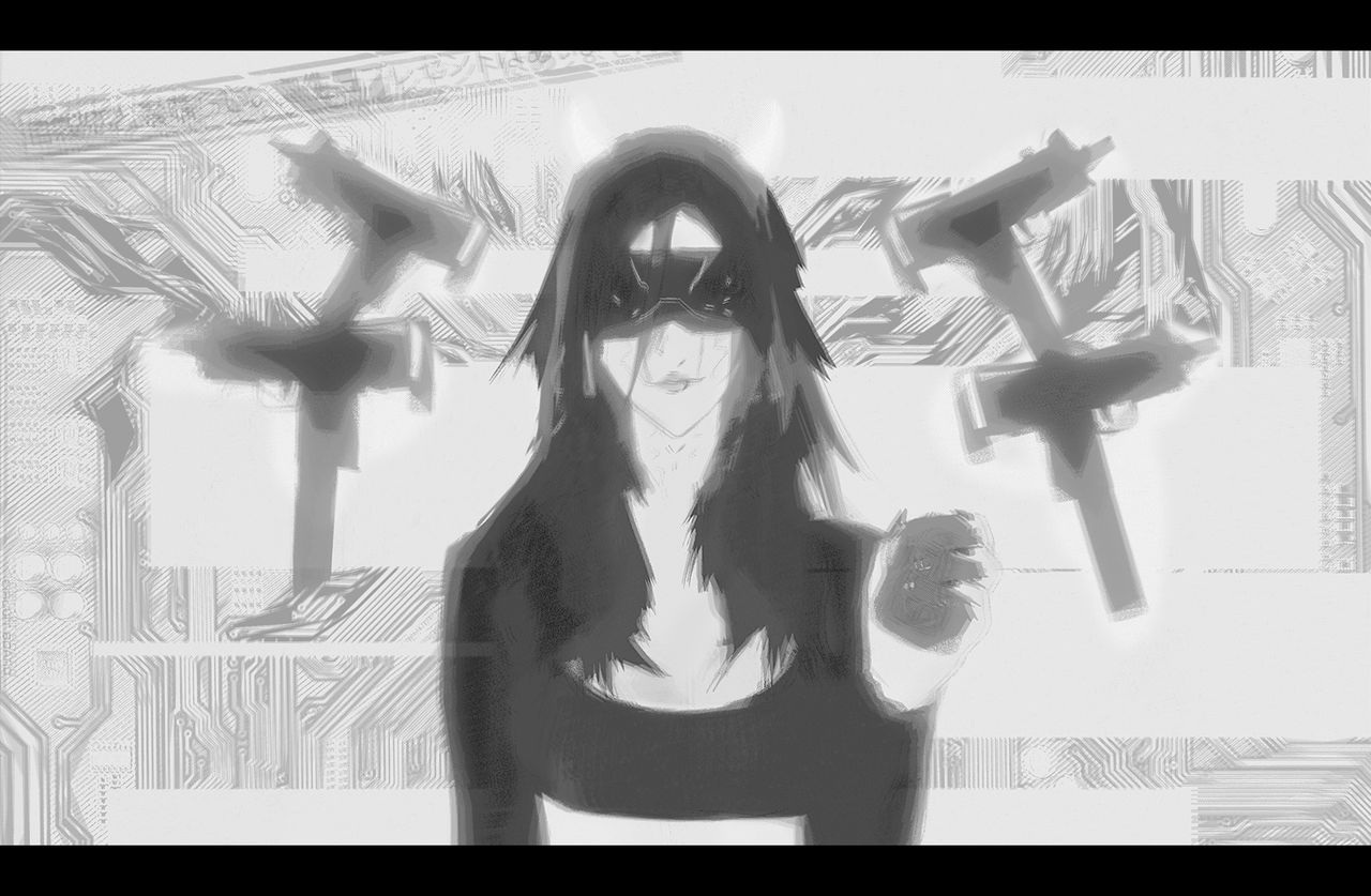 Artwork Design] black anime steam by akwarddd on DeviantArt
