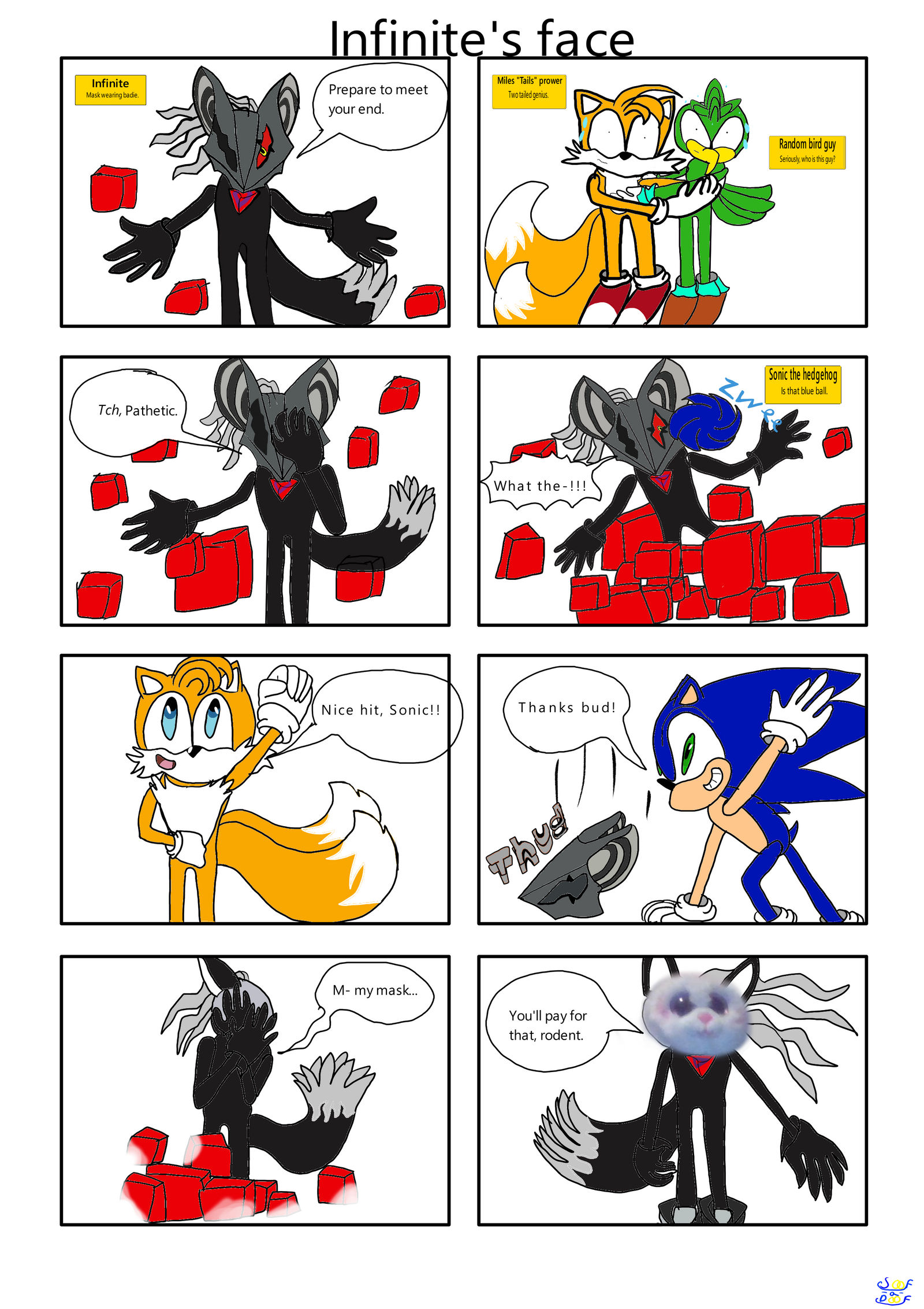 Infinite's face. (sonic comic) by Soofadoof on DeviantArt