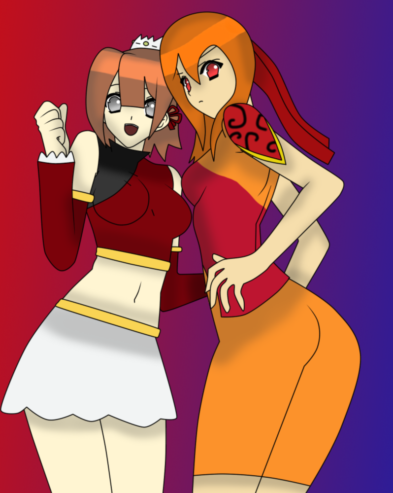 Art trade:Kiki and Lin-lin