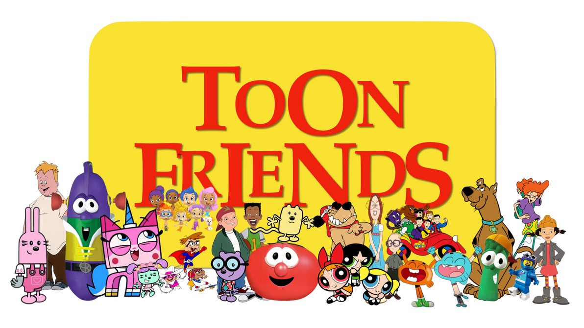 Toon Friends Group with Logo 2 (Bold) by quinn727studio on DeviantArt