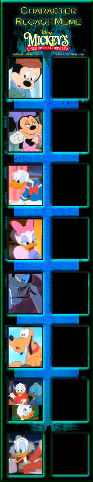 Mickey's once upon a Christmas recast by quinn727studio on DeviantArt