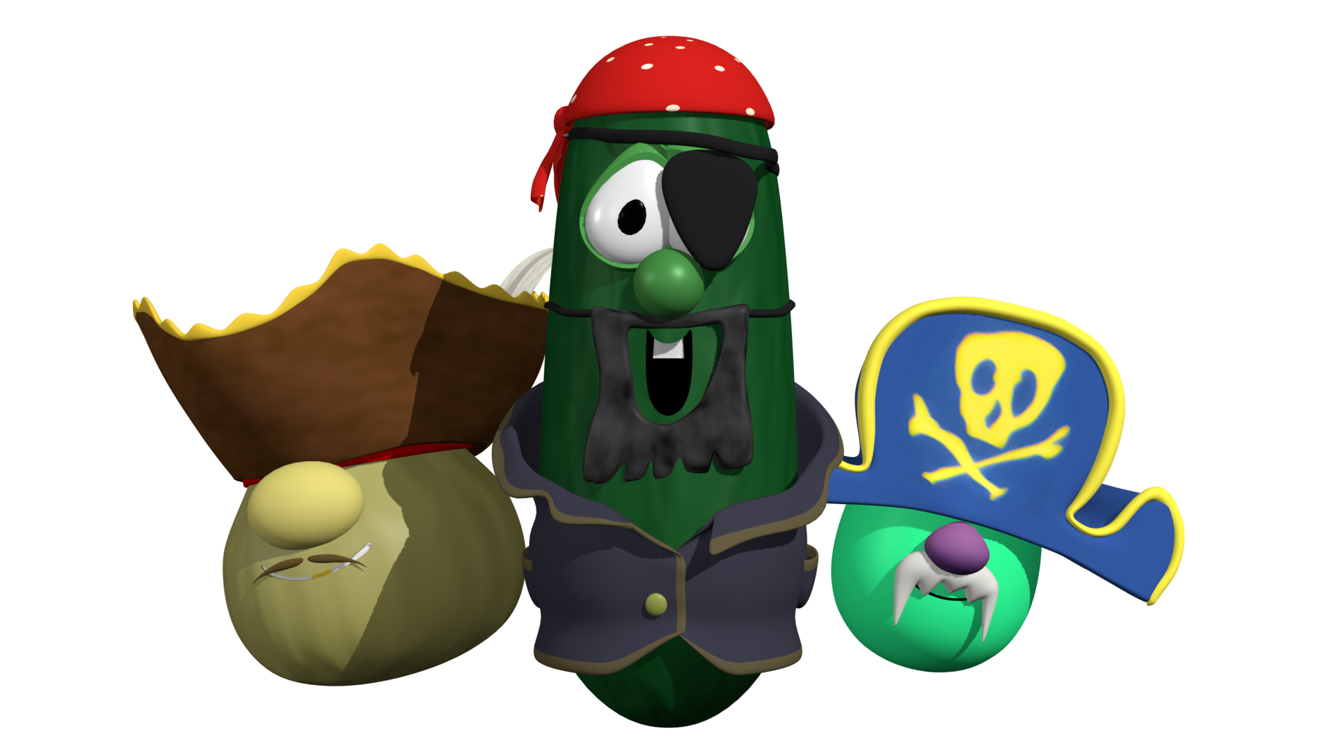 The Pirates Who Don't Do Anything (1997) Render by quinn727studio on ...