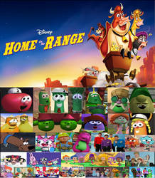 Toon Friends' Happy at Home On The Range
