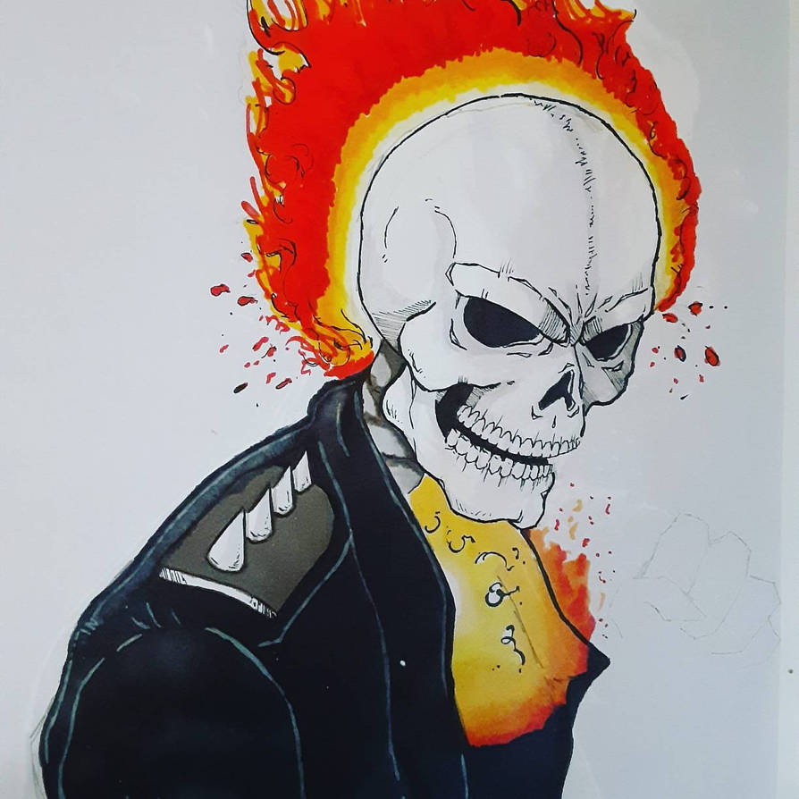 Ghost Rider Carving Ghost Rider piece by sam24usmc on DeviantArt