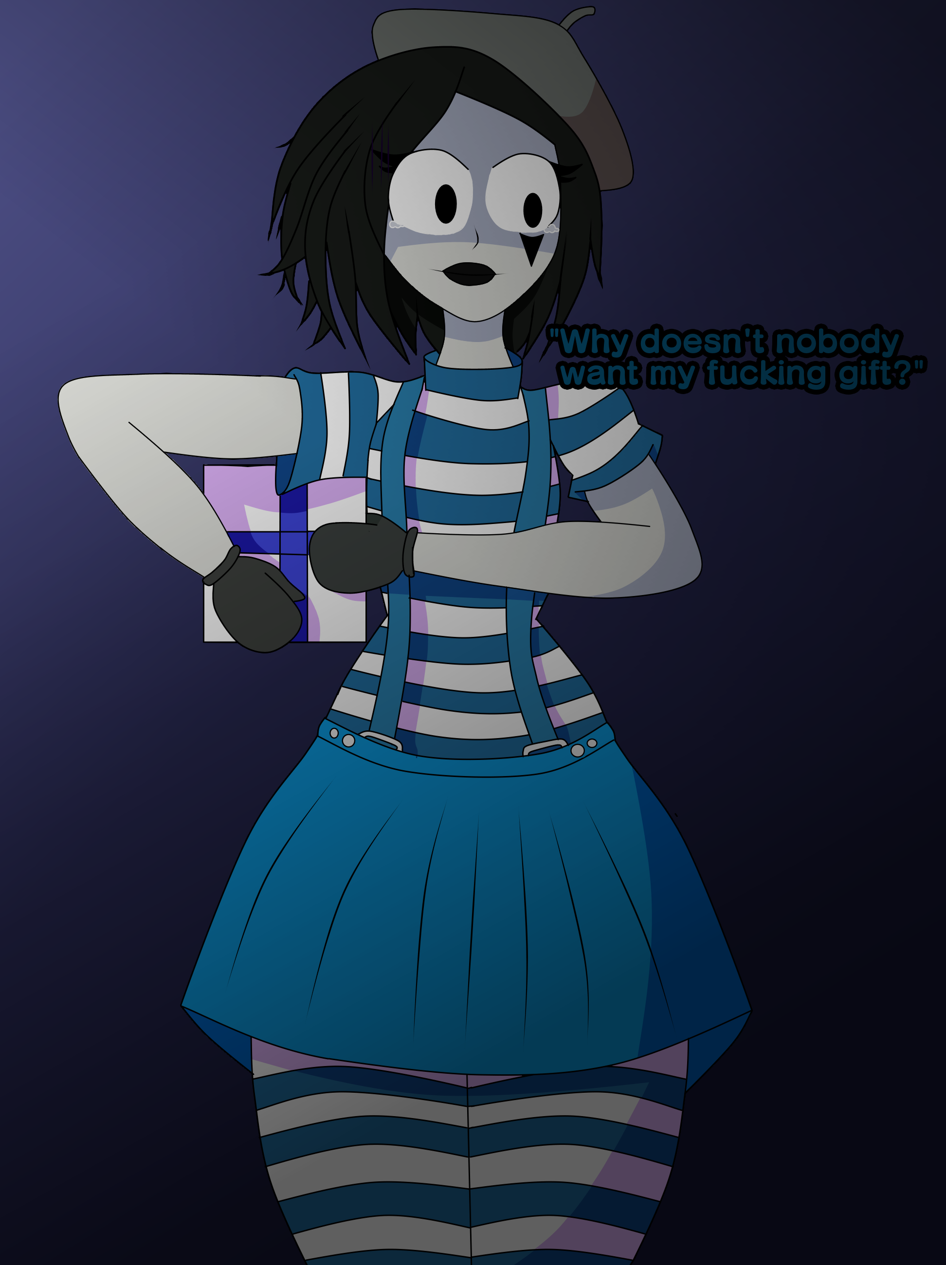 Roblox Arsenal Mime Skin Fanart By Darktaleofficial On Deviantart - roblox arsenal vampire fan art