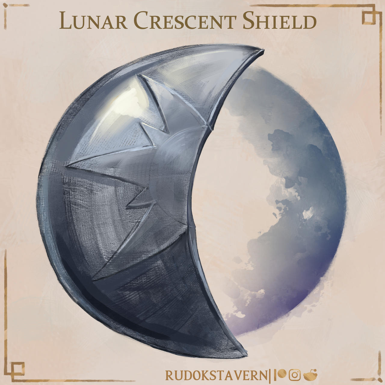 Lunar Crescent Shield by PavelKunc on DeviantArt