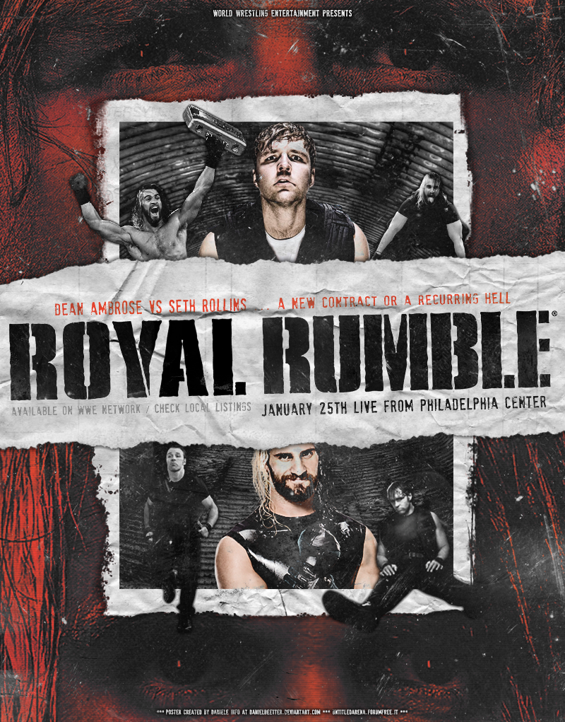 ROYAL RUMBLE FINAL MATCH AMBROSE vs ROLLINS