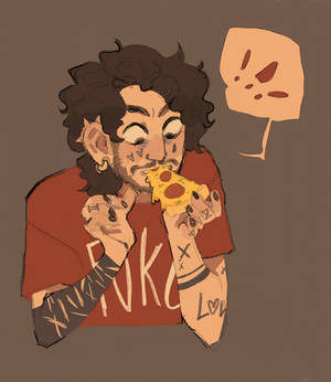 He loves pizza