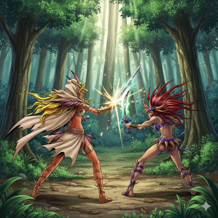 Deviantart Amazon Swords Amazoness Sword Play by Diamonheart on DeviantArt