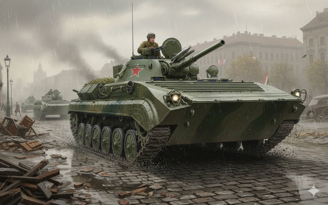 BMP-1 in Hungary 1956 by Diamonheart on DeviantArt