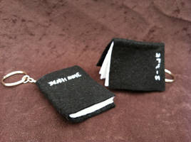 Mini Felt Deathnote Keychains