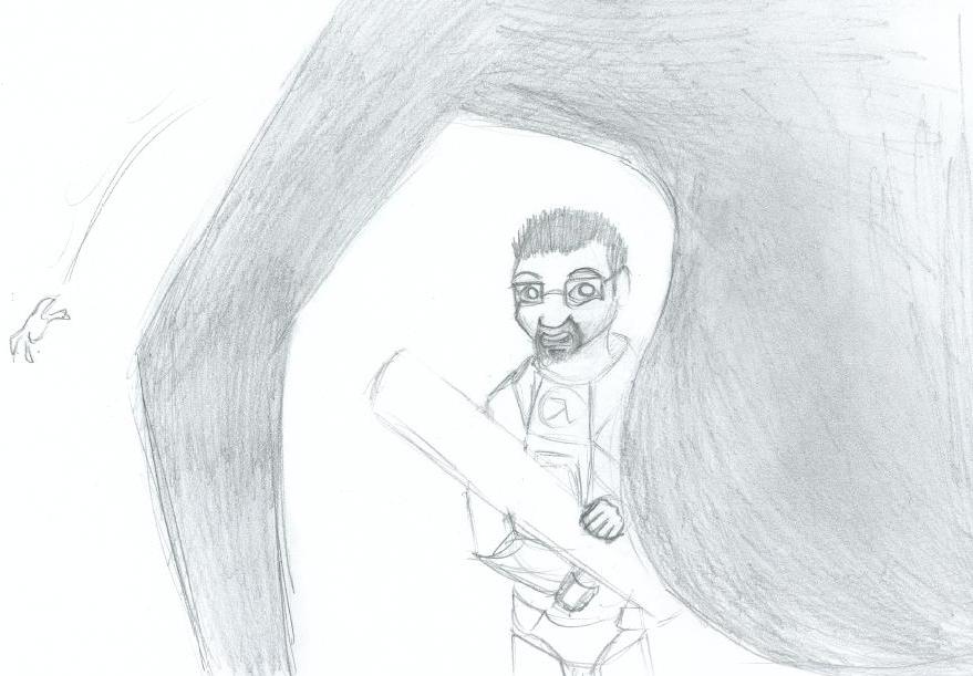 Gordon Freeman Sketch:Gonarch