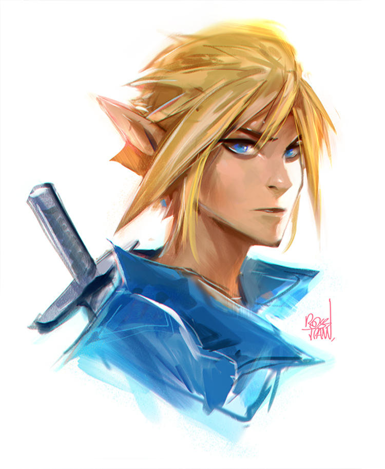 Link Sketch :3 by rossdraws on DeviantArt