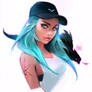Cap Girl - Stylized Portrait Tutorial!
