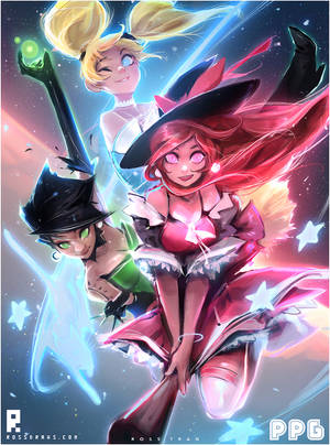 PowerPuff Witches : YouTube! by rossdraws PowerPuff Witches : YouTube! by rossdraws