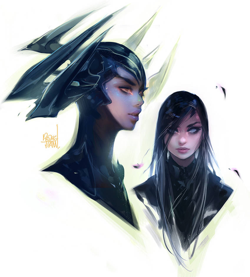 Hela Sketches by rossdraws