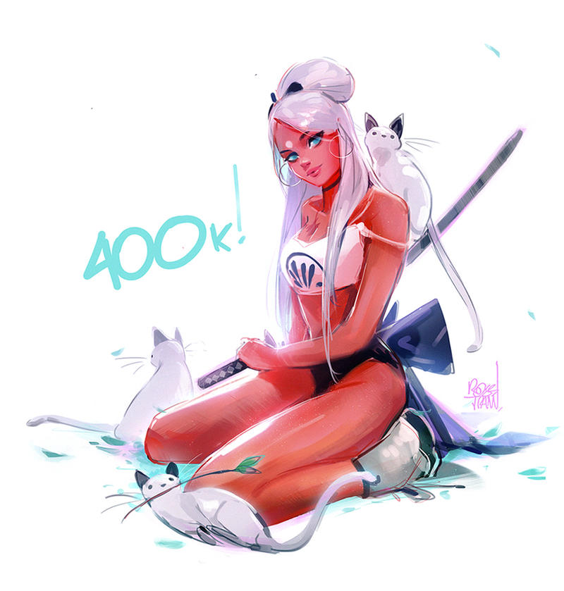 400k! by rossdraws