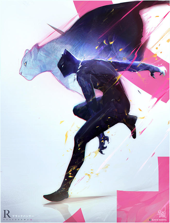 Black Panther Commission! : YouTube by rossdraws on DeviantArt Black Panther Commission! : YouTube by rossdraws on DeviantArt