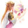 Princess Zelda and Kirby