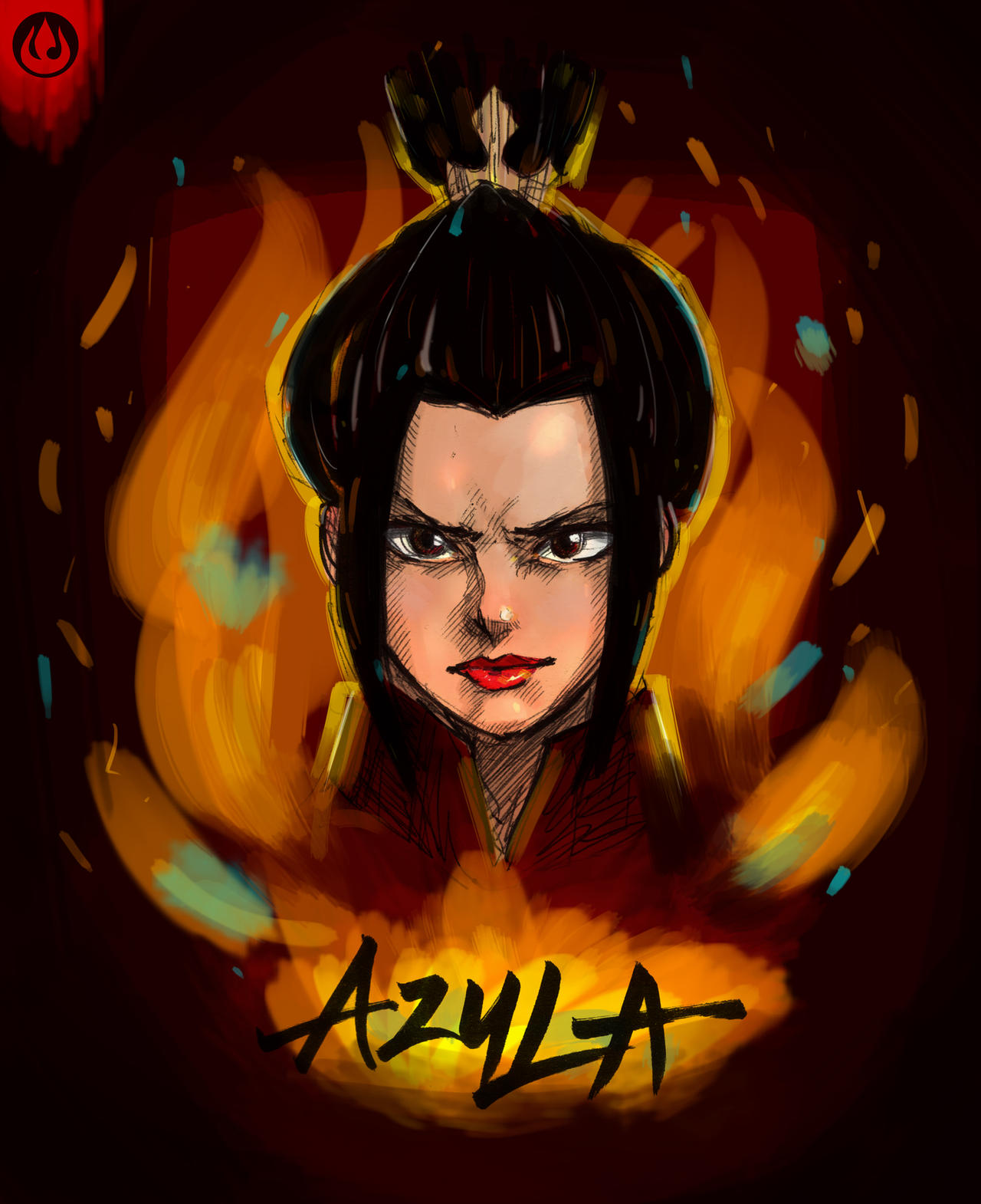Azula Color by AliasArtworks on DeviantArt