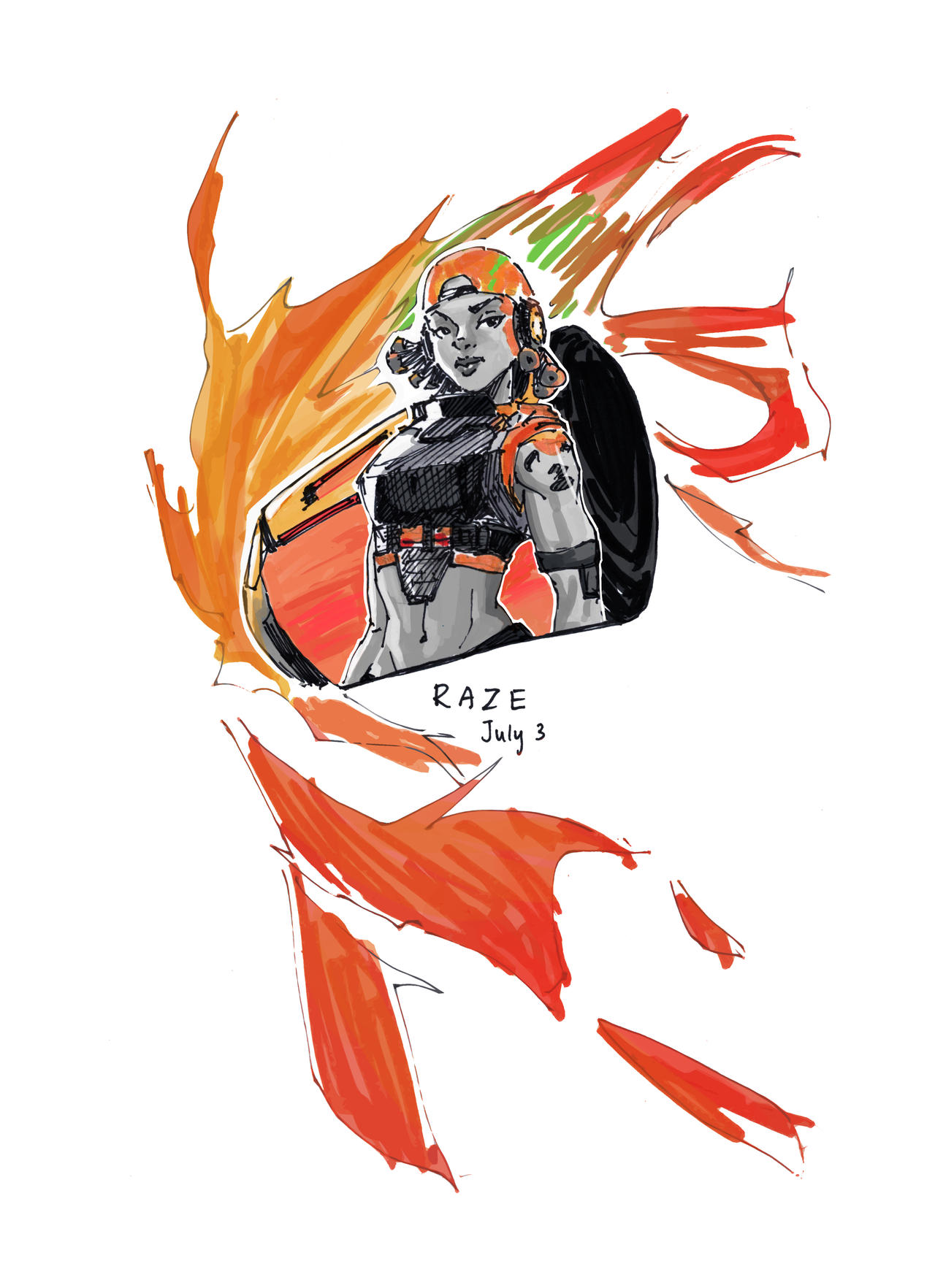 Raze by AliasArtworks on DeviantArt