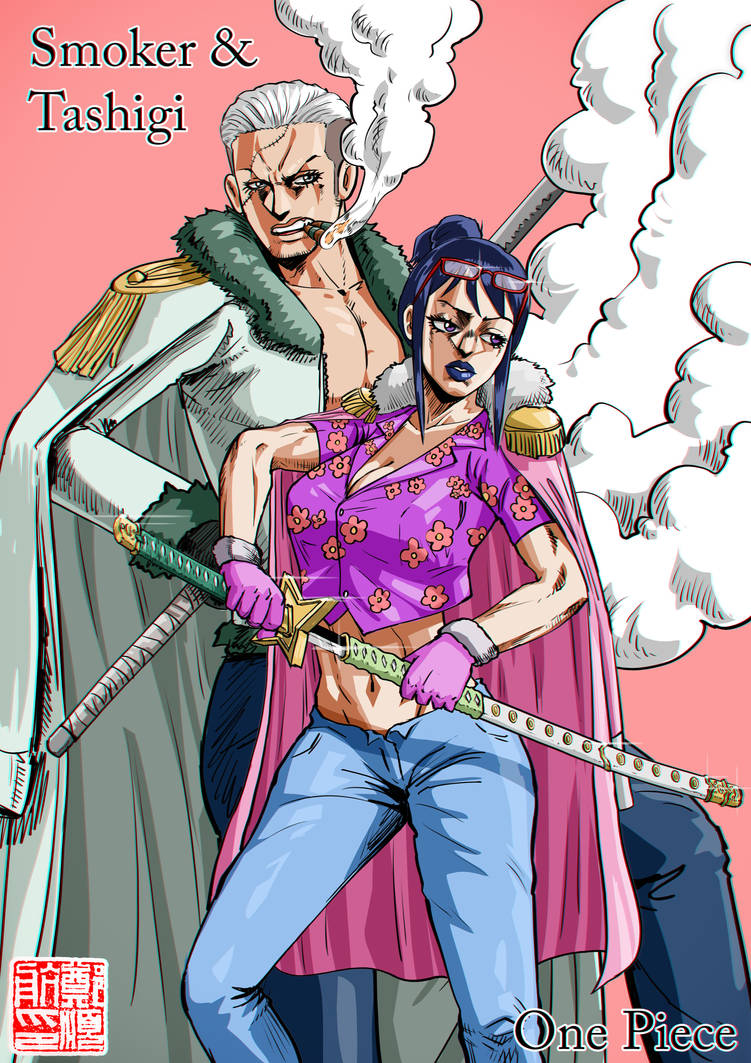 Smoker x Tashigi A3 by AliasArtworks on DeviantArt.