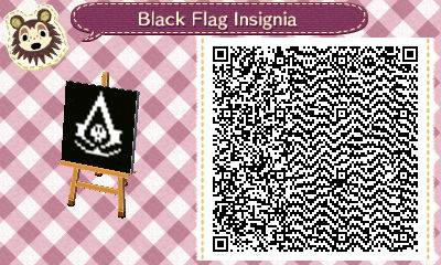 Ac1 Flags ACNL Design: Assassin's Creed Black Flag Insignia by ...