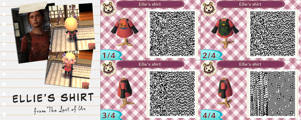 ACNL Design: Ellie's shirt