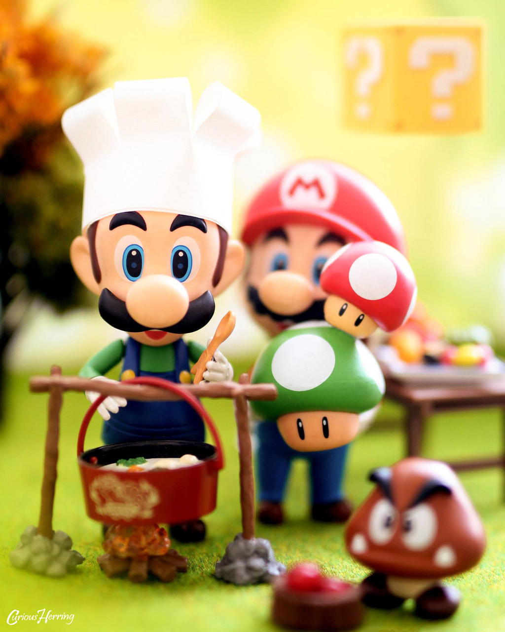 Cooking with Luigi by CuriousHerring on DeviantArt