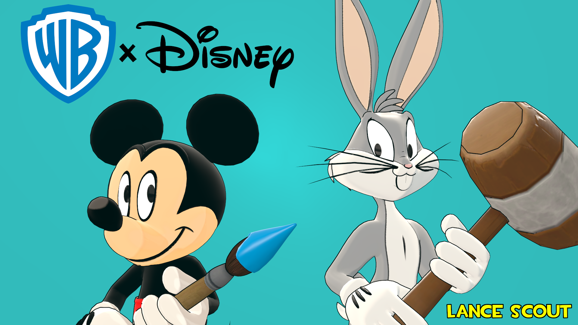 Mickey Mouse And Bugs Bunny
