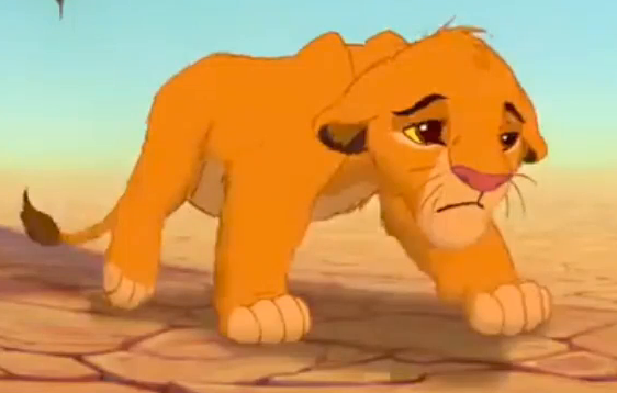 Simba sad by The876Dude on DeviantArt