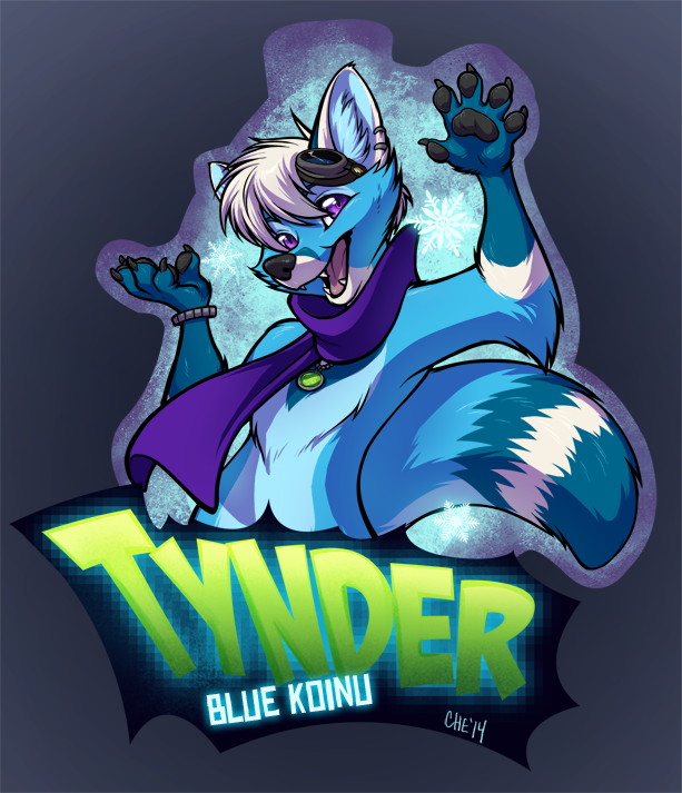 Tynder! Digital ConBadge Commisson